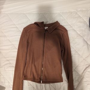 Zip Long Sleeve Shirt